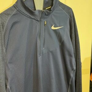 Nike Blue Quarter-Zip Pullover size XL Drifit